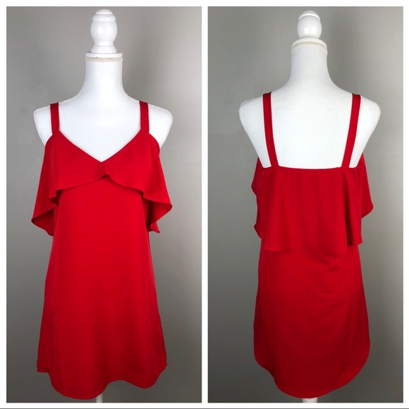 Pins & Needles Dresses & Skirts - Pins & Needles Sleeveless Ruffle Short Shift Dress